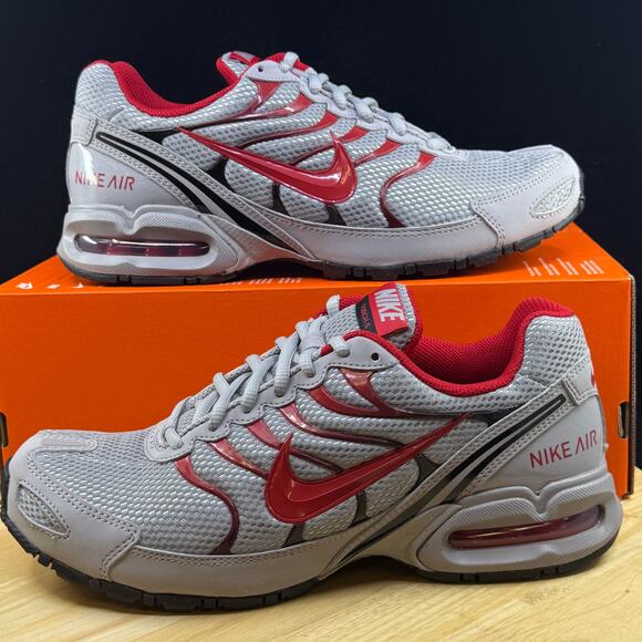 Nike Air Max Torch 4 Grey Red Running Casual Sneaker CI2202-001 Men's Size 12